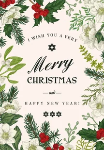 Fotokalendarz, personalizowany kalendarz ścienny premium, 20x30-A4 cm, 12 stron, Merry Christmas - Kalendarze - miniaturka - grafika 1