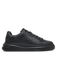 Sneakersy męskie - Sneakersy Guess FMJLBA LEA12 Czarny - miniaturka - grafika 1