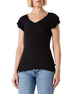 Q/S by s.Oliver T-shirt damski, krótki rękaw, szary/czarny, XS - Koszulki i topy damskie - miniaturka - grafika 1