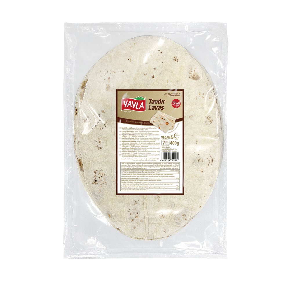 Tandır Lavaş – Turecki chleb płaski 400 g (30x25 cm)