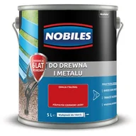 Emalie - Nobiles Farba ftalowa Do Drewna i Metalu Ftalonal Czerwony Jasny 5 l - miniaturka - grafika 1
