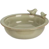 Karmniki dla ptaków - Ceramiczne Poidło dla ptaków zieleń 24 - miniaturka - grafika 1