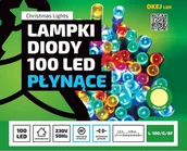 Oświetlenie świąteczne - Lampki choinkowe Okej Lux 100 LED białe ciepłe - miniaturka - grafika 1