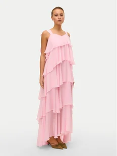 Vero Moda Sukienka wieczorowa Felicia 10331377 Różowy Regular Fit - Sukienki - miniaturka - grafika 1
