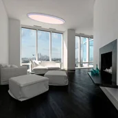 Lampy sufitowe - Näve Lampa sufitowa LED Sorrent owal 60 cm x 30 cm - miniaturka - grafika 1