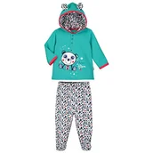 Piżamy chłopięce - Molton Gros Dodo ze stopami dla chłopców i dziewczynek – rozmiar – 9 miesięcy (74 cm) - miniaturka - grafika 1