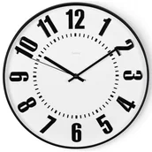 Zegary - Zegar ścienny "Black Digits", 35 cm - miniaturka - grafika 1