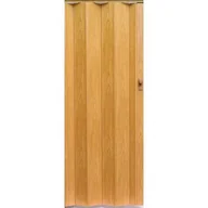 Drzwi wewnętrzne - Drzwi harmonijkowe CRYSTALLINE ROYAL 280 86 x 203 cm jasny dąb - miniaturka - grafika 1