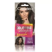 DELIA Cosmetics Cameleo Szampon koloryzujący 3.0 ciemny brąz - Farby do włosów i szampony koloryzujące - miniaturka - grafika 1