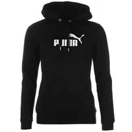 Bluzy damskie - Puma bluza z kapturem damska czarna No1 Logo, Rozmiar S - miniaturka - grafika 1