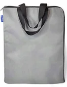 Szkolne artykuły papiernicze - TECZKA NA DOKUMENTY A4 NA ZAMEK SZARA - miniaturka - grafika 1