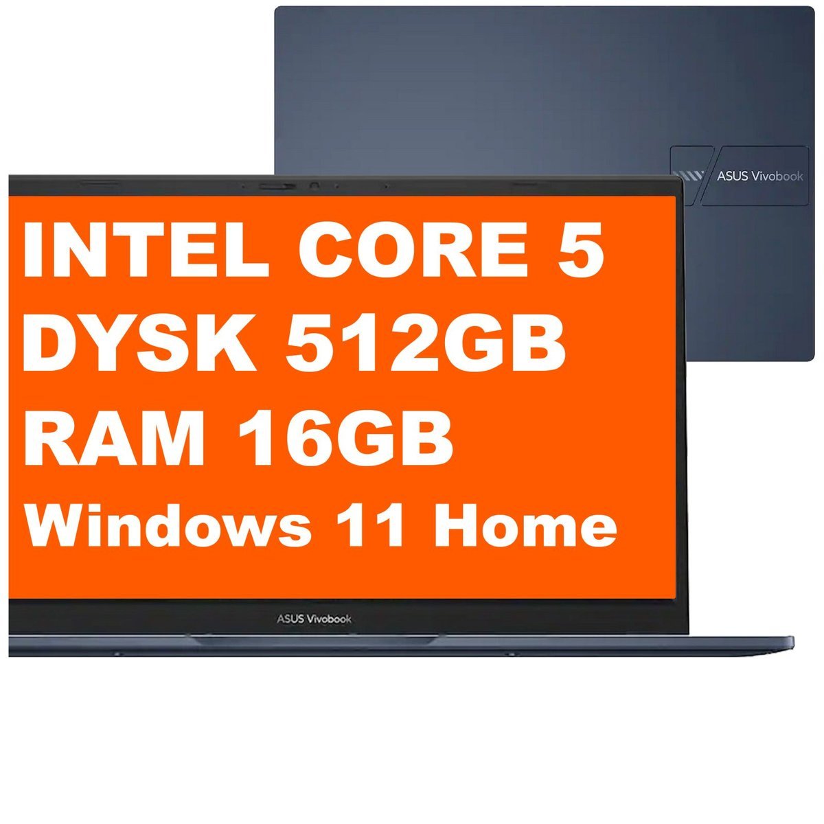ASUS Vivobook 14 / X1404VAP-V14.C58256 / Intel Core 5 / 16GB / 512GB / Intel Graphics / FullHD / Win 11 / Niebieski X1404VAP-V14.C58256_16GB_500SSD_W11