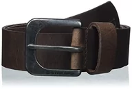 Paski - G-STAR RAW Pasek męski Zed, czarny, Brązowy (ciemny brąz/czarny metal), 105 cm - miniaturka - grafika 1
