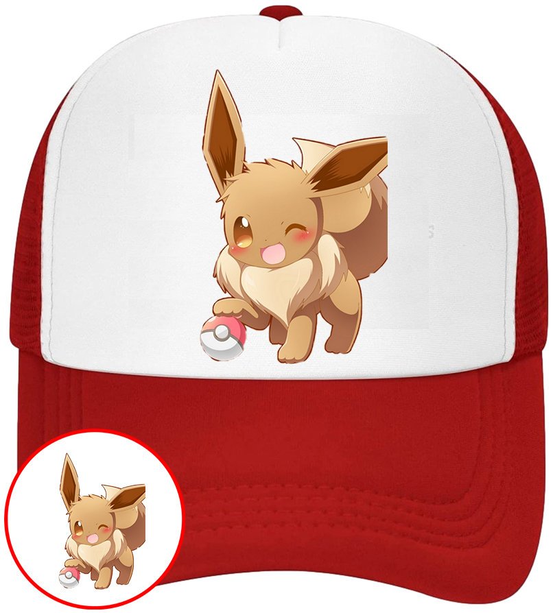 CZAPKA Z DASZKIEM POKEMON PIKACHU DLA DZIECI SIATKA