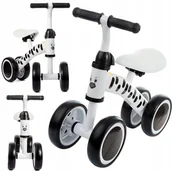 Rowerki biegowe - Dziecięcy rowerek biegowy Webben Zebra-07 6" Biały, Jeździk dla malucha - miniaturka - grafika 1