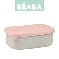 Lunch boxy - Beaba Lunchbox ze stali nierdzewnej konfigurowalny z silikonową pokrywką i osłoną Powder Pink 760 ml - miniaturka - grafika 1