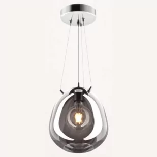 Zuma Line LAMPA wisząca MOON P19066B-D25 szklana OPRAWA skandynawski ZWIS hygge loftowy chrom lustrzany P19066B-D25 - Lampy sufitowe - miniaturka - grafika 1