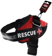 Szelki dla psów - PET NOVA PET NOVA Szelki Rescue czerwone XXL 80-110cm - miniaturka - grafika 1