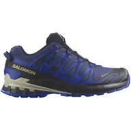 Buty trekkingowe męskie - Męskie buty turystyczne Salomon Xa Pro 3D V9 Gore-Tex Rozmiar butów (UE): 44 / Kolor: niebieski - miniaturka - grafika 1