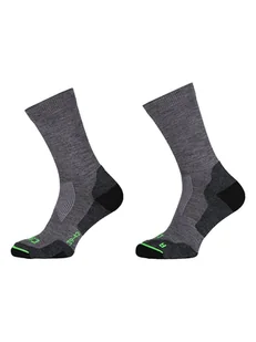 CMP Wełniane skarpety trekkingowe w kolorze ciemnoszarym - Skarpetki męskie - miniaturka - grafika 1