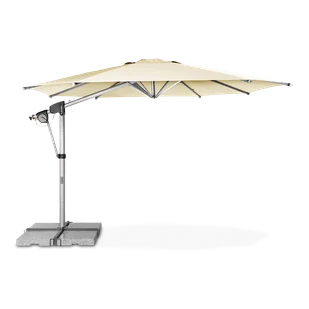 Parasol do ogrodu Doppler PROTECT 400 P Beige - Parasole ogrodowe - miniaturka - grafika 1