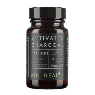Kiki Health Aktywny Węgiel Drzewny - Activated Charcoal 300 mg (50 kaps.) - Suplementy naturalne - miniaturka - grafika 1