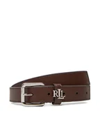 Paski - LAUREN RALPH LAUREN Pasek Damski 412968763007 Brązowy - miniaturka - grafika 1