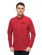 Swetry męskie - Jack Wolfskin Taunus Hz M sweter męski, czerwony, XL - miniaturka - grafika 1