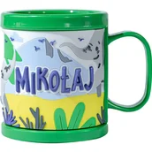 Kubki dla dzieci - Plastikowy kubek z imienim MIKO��AJ - miniaturka - grafika 1