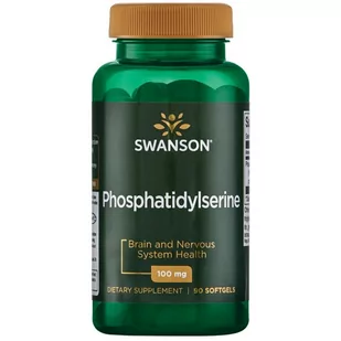 Swanson Fosfatydyloseryna (fosfatydyloseryna) 100 mg, 90 kapsułek - Witaminy i minerały - miniaturka - grafika 1