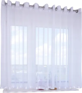 FIRANA GOTOWA 500X160 PRZELOTKI PROSTA LAMÓWKA - Firany - miniaturka - grafika 1