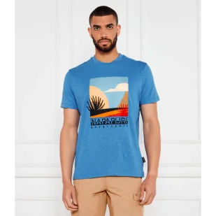 Napapijri T-shirt S-ARBIA Regular Fit - Koszulki męskie - miniaturka - grafika 1
