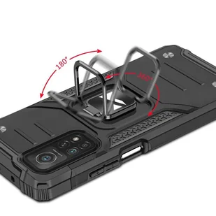Wozinsky Ring Armor pancerne hybrydowe etui pokrowiec + magnetyczny uchwyt Samsung Galaxy A72 4G czerwony - Etui i futerały do telefonów - miniaturka - grafika 5