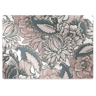 Podnóżki, podpórki, podkładki - Mata pod fotel biurowy Różowe kwiaty 140x100 cm - miniaturka - grafika 1