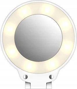 JJC Lampa LED do smartfona JJC MSL-1 WHITE z magnetycznym mocowaniem - Akcesoria fotograficzne - miniaturka - grafika 1
