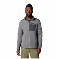 Bluzy sportowe męskie - Męska bluza Columbia Klamath Range™ Full Zip Rozmiar: L / Kolor: szary - miniaturka - grafika 1