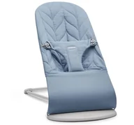 Leżaczki i huśtawki - BABYBJORN - leżaczek BLISS Woven, Petal Quilt, Niebieski - miniaturka - grafika 1