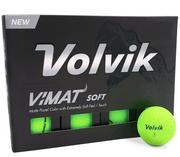 Golf - Piłki golfowe VOLVIK VIMAT Soft (zielony mat) - miniaturka - grafika 1