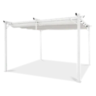 Kratki i pergole - Pergola na taras SPRINT 3x4 White - HARDMAISTER - miniaturka - grafika 1
