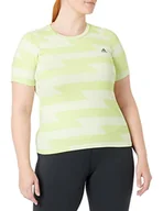 Koszulki i topy damskie - adidas Damska koszulka Rn Fast AOP, Almost Lime/Pulse Lime, L - miniaturka - grafika 1