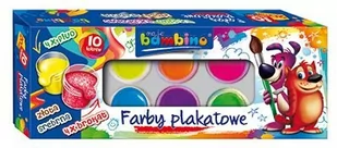 St. Majewski farby plakatowe, Moje Bambino, 10 kolorów - Przybory szkolne - miniaturka - grafika 1