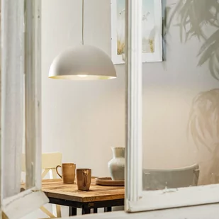 Milagro Lampa wisząca BETA WHITE/GOLD 1xE27 35cm MLP7897 - Lampy sufitowe - miniaturka - grafika 2