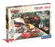Puzzle - Puzzle 104 Maxi Super Kolor Disney Cars Clementoni - miniaturka - grafika 1