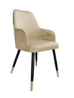 Krzesła - Atos Krzesło WESTA noga czarna/złota MG06 - miniaturka - grafika 1