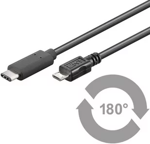 Kabel USB MicroConnect USB3.1 SuperSpeed 1m M-M USB3.1CAMIB1 - Kable USB - miniaturka - grafika 1