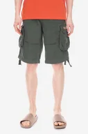 Spodenki męskie - Alpha Industries szorty bawełniane Alpha Industries Jet Short 191200 353 kolor zielony 191200.353-ZIELONY - miniaturka - grafika 1