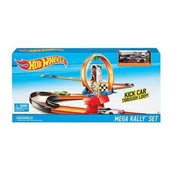 Samochody i pojazdy dla dzieci - Tor samochodowy Hot Wheels DNN83 Turbowyścig - miniaturka - grafika 1