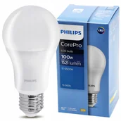 Żarówki LED - Żarówka Led E27 Philips 13W 100W 1521lm Barwa 6500k Corepro Premium A60 - miniaturka - grafika 1