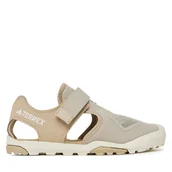 Buty trekkingowe dziecięce - Sandały adidas Terrex Captain Toey 2.0 JI1363 Beżowy - miniaturka - grafika 1