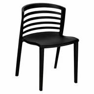 Krzesła - Intesi Krzesło Muna czarne - miniaturka - grafika 1